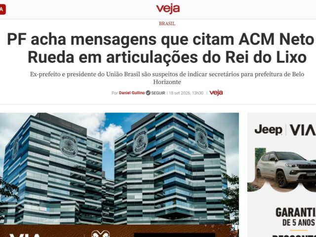 O fio do lixo: de Barreiras à investigação da PF que alcança ACM Neto
